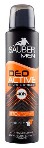 SAUBER MEN DEO ACTIVE SPORT 150 ML