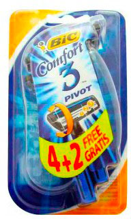 BIC RASOIO BARBA COMFORT 3X 4+2 P