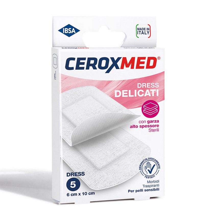 Ceroxmed Dress Delicati 6X10cm 5 Pezzi