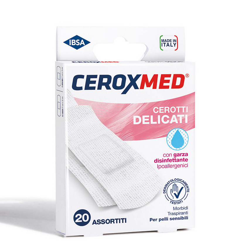 Ceroxmed Cerotti Delicati Assortiti 20 Pezzi