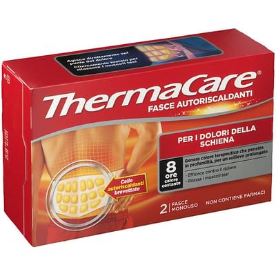 Fascia Autoriscaldante A Calore Terapeutico Thermacare Schiena 2 Pezzi