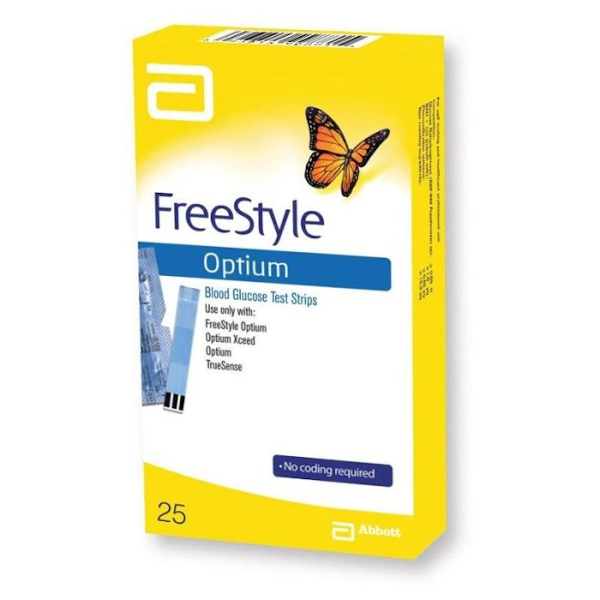 Freestyle Optium Test Strips 25