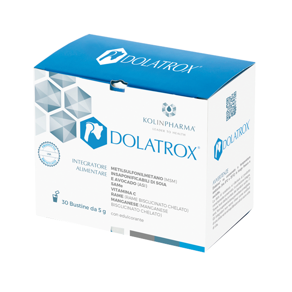 Kolinpharma Dolatrox Integratore Articolazioni 30 Bustine Senza Glutine Lattosio