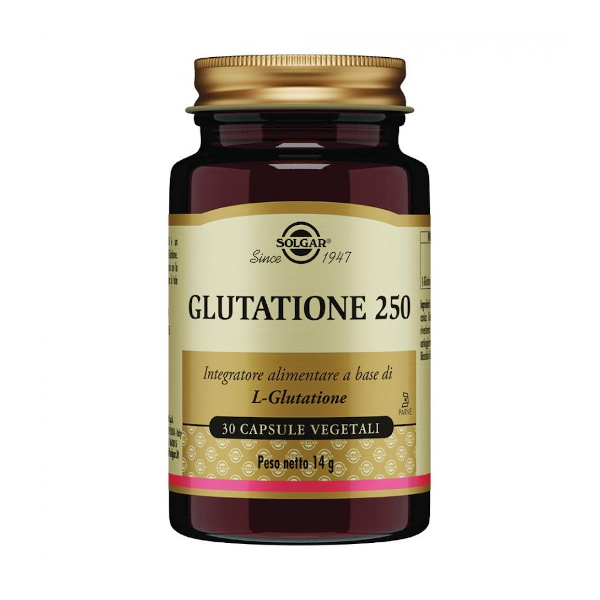 Solgar Glutatione 250 In Capsule Vegetali Antiossidanti