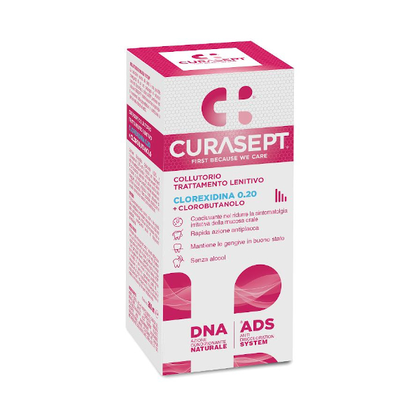 Curasept Collutorio Ads Dna Trattamento Lenitivo 200 Ml
