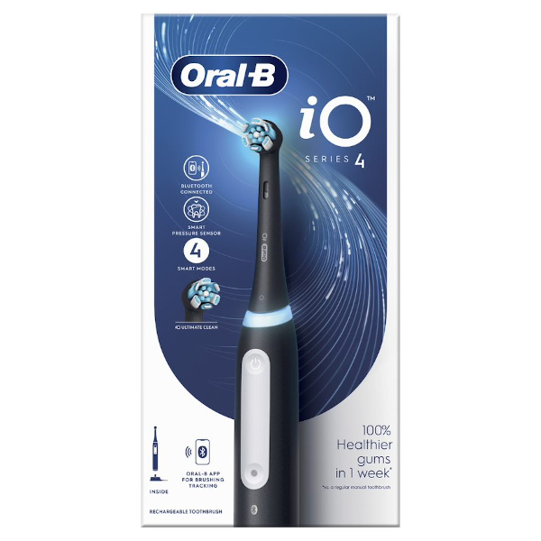 Oral-B IO 4 Spazzolino Elettrico Ricaricabile Nero