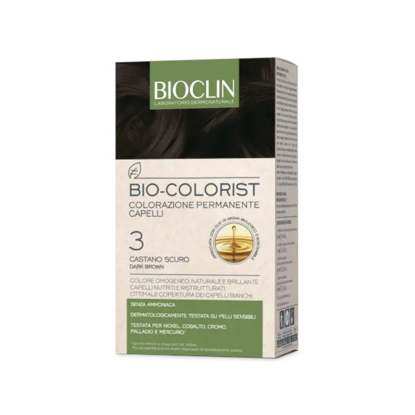 Bioclin Bio Colorist Colorazione Permanente 3 Castano Scuro