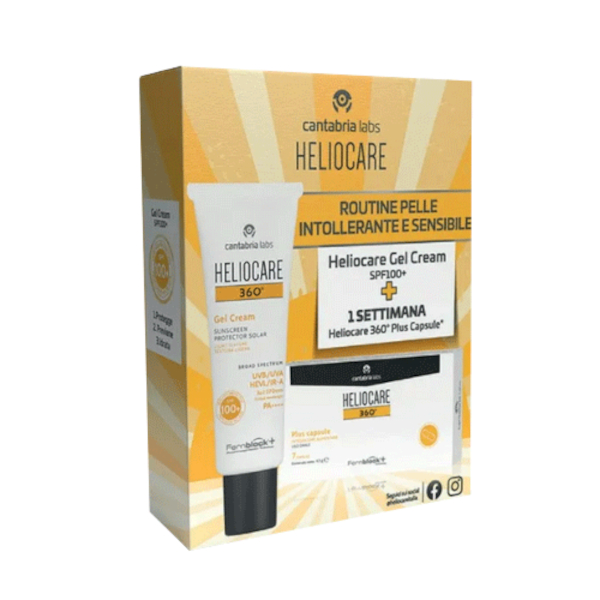 Heliocare 360 Gelcream Spf100+ 50 Ml + Heliocare 360 Plus 7 Capsule