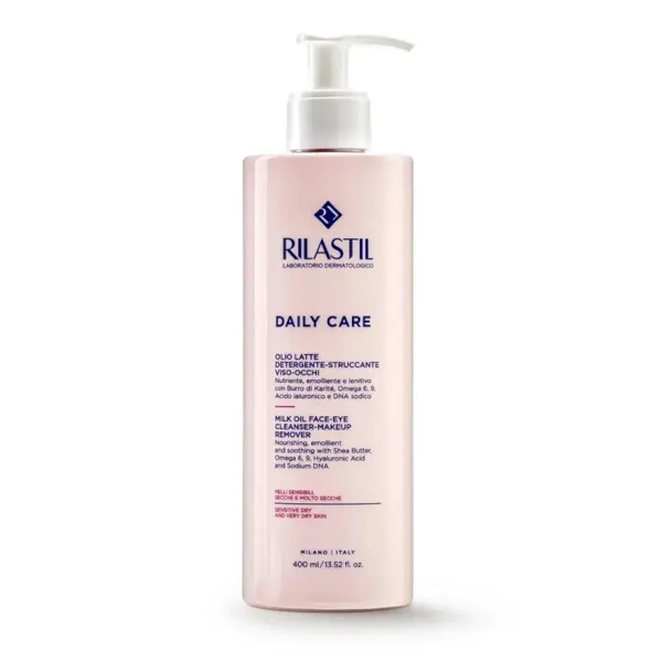 Rilastil Daily Care Olio Latte Detergente Struccante Viso/Occhi 400ml