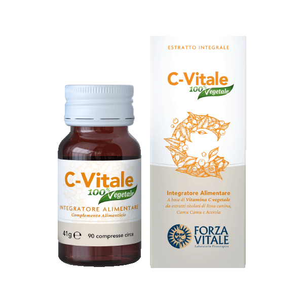 C Vitale 90 Compresse - Integratore Alimentare A Base Di Vitamina C Vegetale