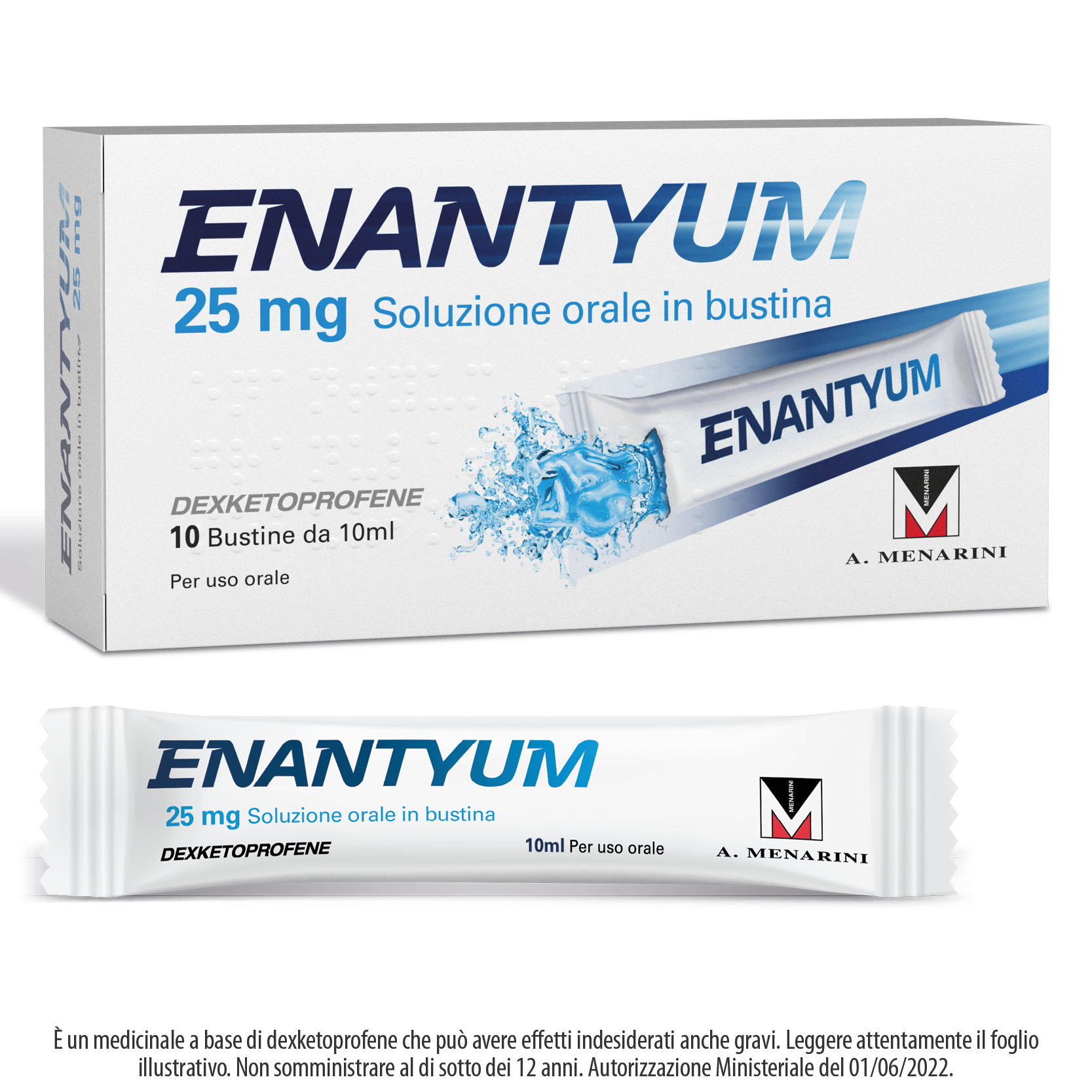 ENANTYUM 25MG BEVIBILE SOLUZIONE ORALE LIQUIDA BUSTINE