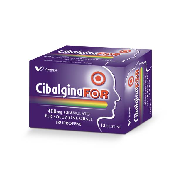 Cibalgina Due Fast, A Base Di Ibuprofene 400 Mg, 12 Bustine Orosolubili