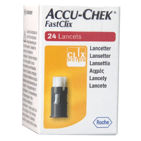Accu-chek Fastclix 24 Lancette