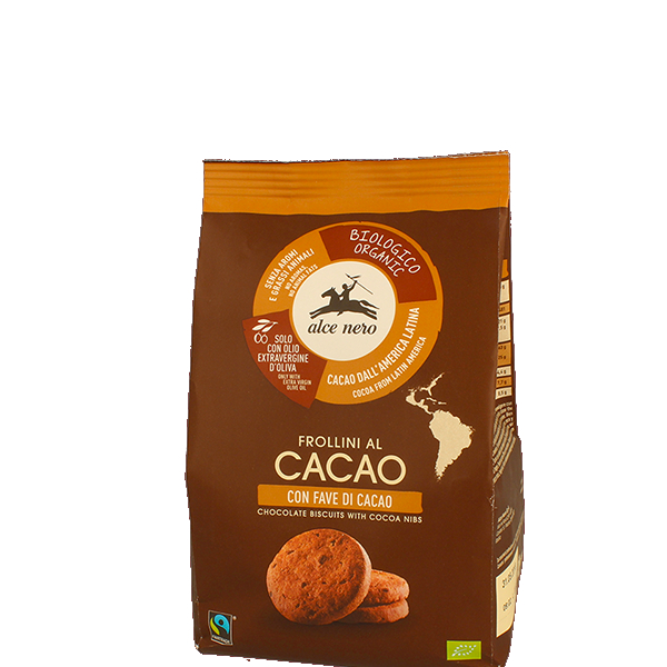 ALCE Frollini Cacao Con Fave Bio 250 G