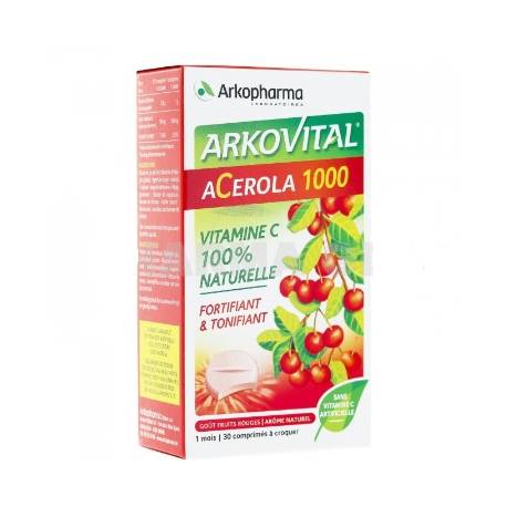 ACEROLA 1000 VITAMINA C COMPRESSE MASTICABILI