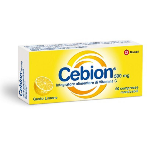 CEBION VITAMINA C 20 COMPRESSE MASTICABILI LIMONE