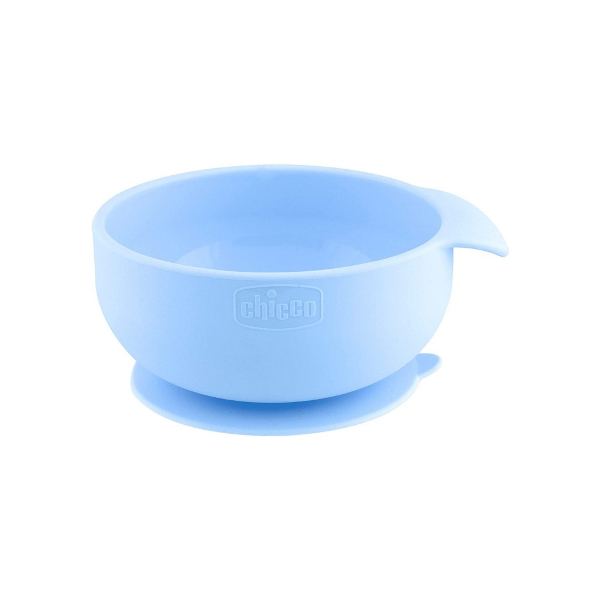 Chicco Ciotola Con Ventosa Silicone Boy 6m+