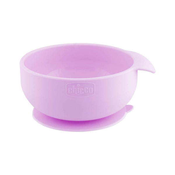 Chicco Ciotola Con Ventosa Silicone Girl 6m+