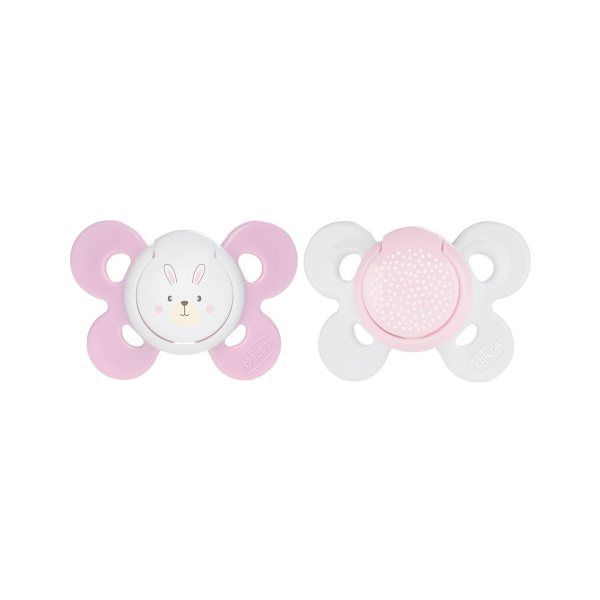 Chicco Succhicco Comfort Silicone Girl 0-6m+ 2 Pezzi