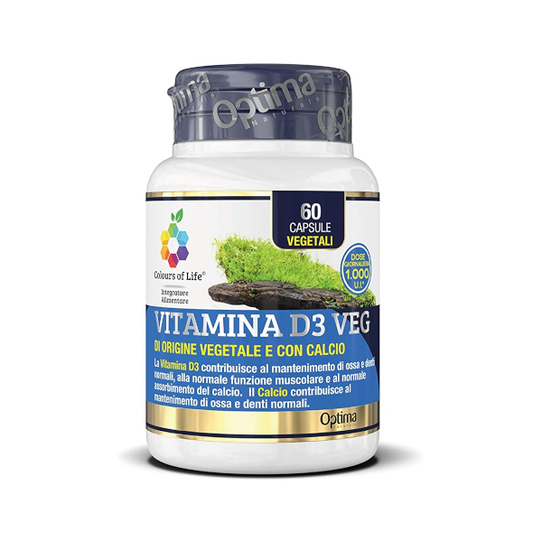 Colours Of Life Vitamina D3 60 Capsule