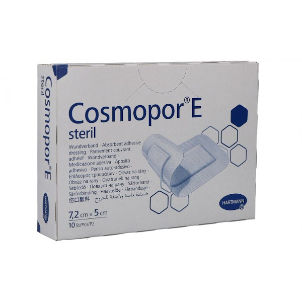 Cosmopor E Cerotti Adesivi Tnt 7,2x5cm 10 Pezzi
