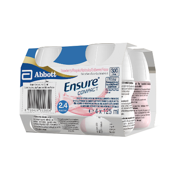 Ensure Compact Fragola 4x125ml