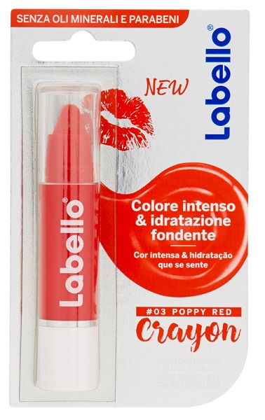 LABELLO CRAYON HOT POPPY RED LIPST