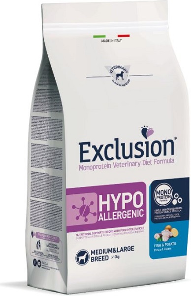 EXCLUSION HYPO FISH AND POTATO