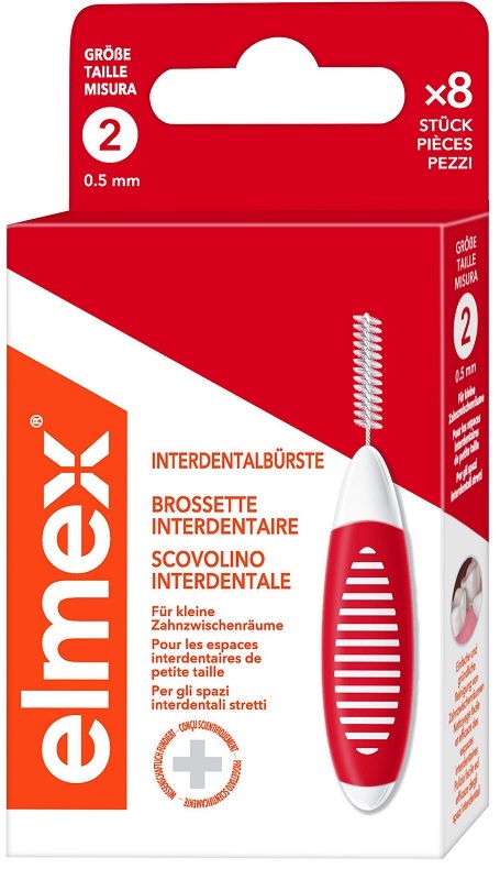 ELMEX Interd.Brush 5mm Red