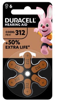 DURACELL Easy Tab 312*Marrone