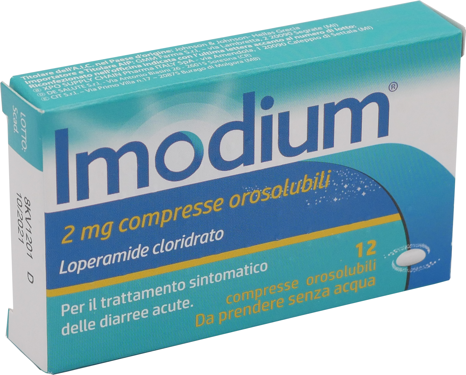 IMODIUM*12CPR OROSOL 2MG GMM