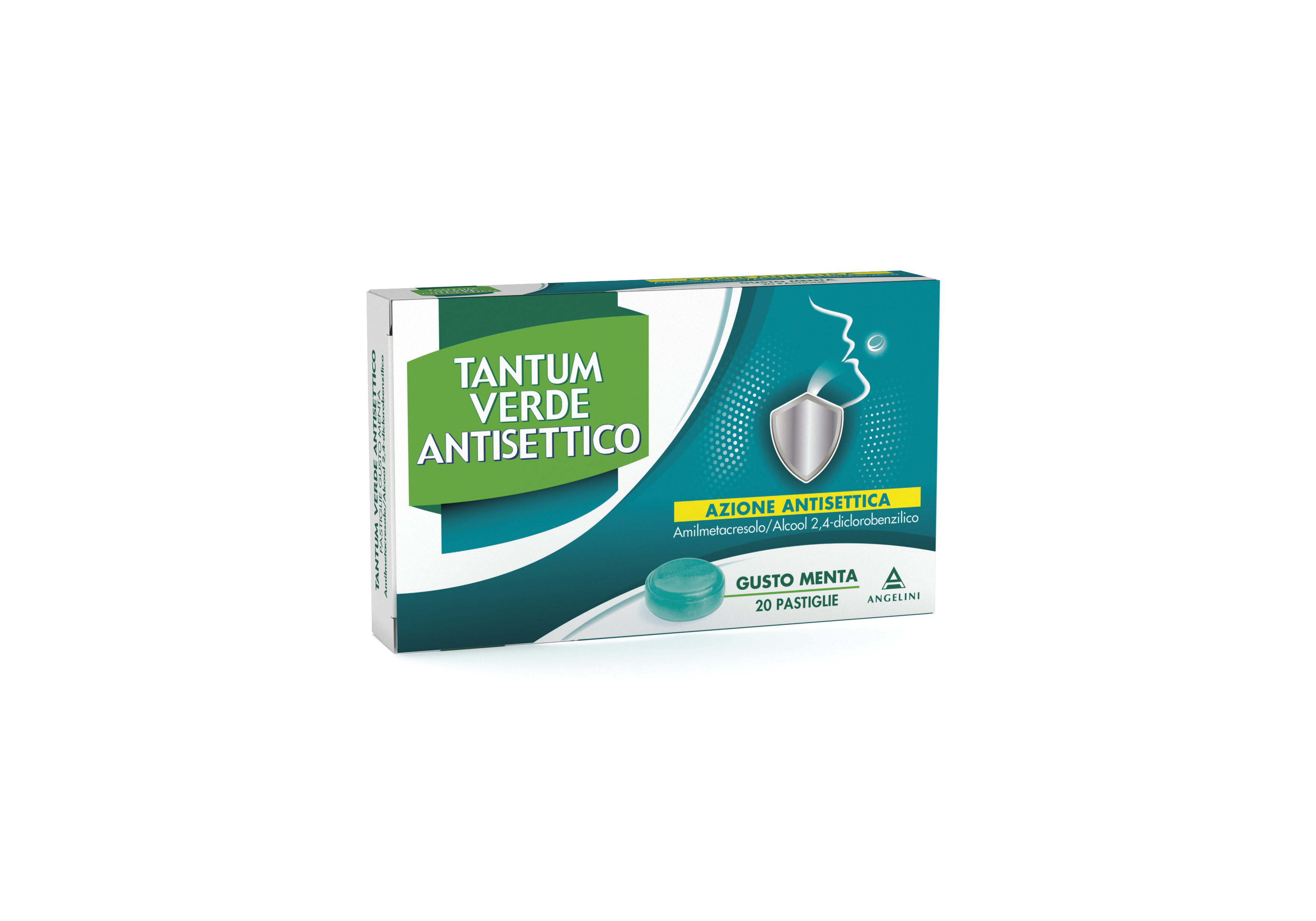 Tantum Verde Antisettico 20 Pastiglie Gusto Menta