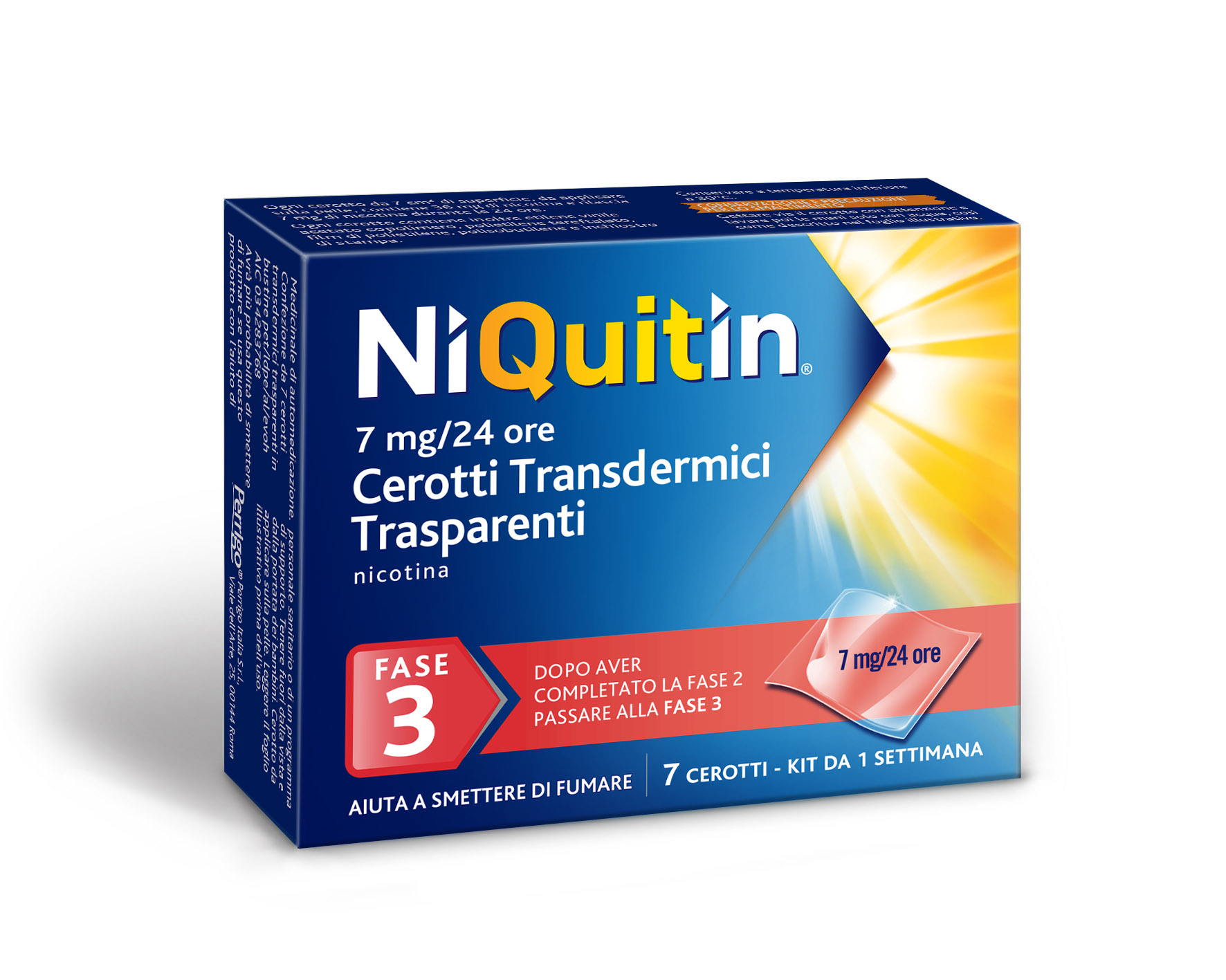 NIQUITIN 7 Cer.Transd. 7mg/24H