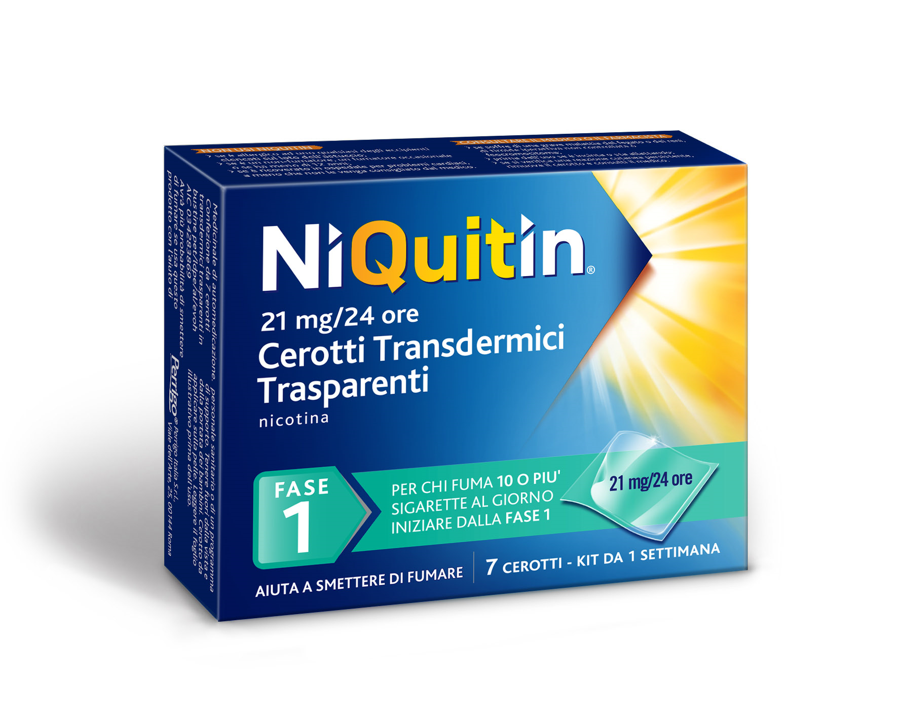 NIQUITIN 7 Cer.Transd.21mg/24H