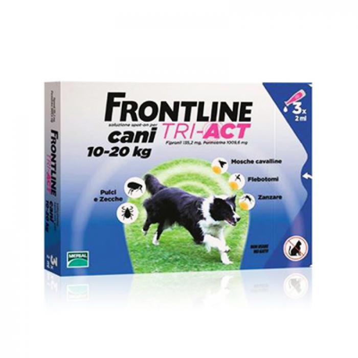 FRONTLINE TRI ACT 3 Pipette 2ml Per Cani 10 - 20 KG