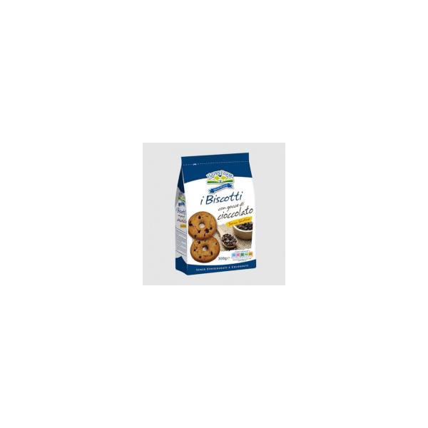 HAPPY FARM Biscotti Con Gocce Di Cioccolato 200g