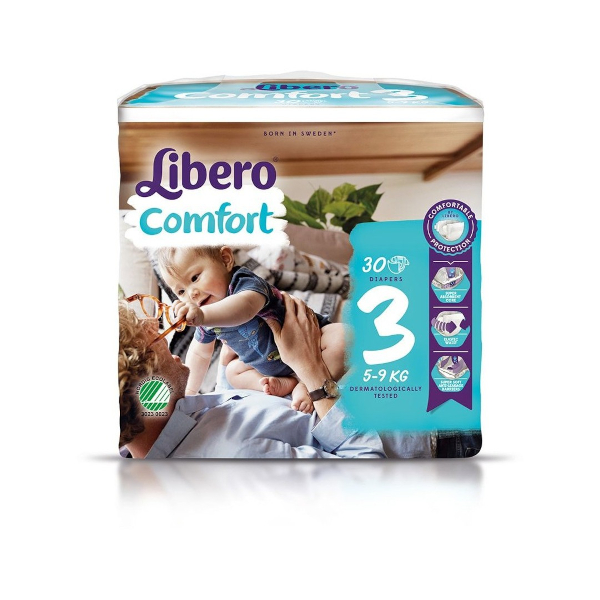 Libero Comfort 3 Pannolini 5-9kg 30 Pezzi