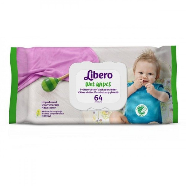 Libero Wet Wipes 64 Pezzi