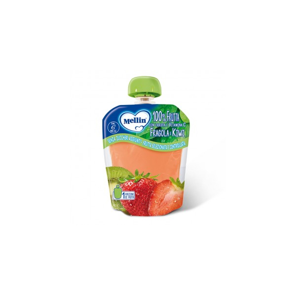 Mellin Pouch Fragola Kiwi 90g