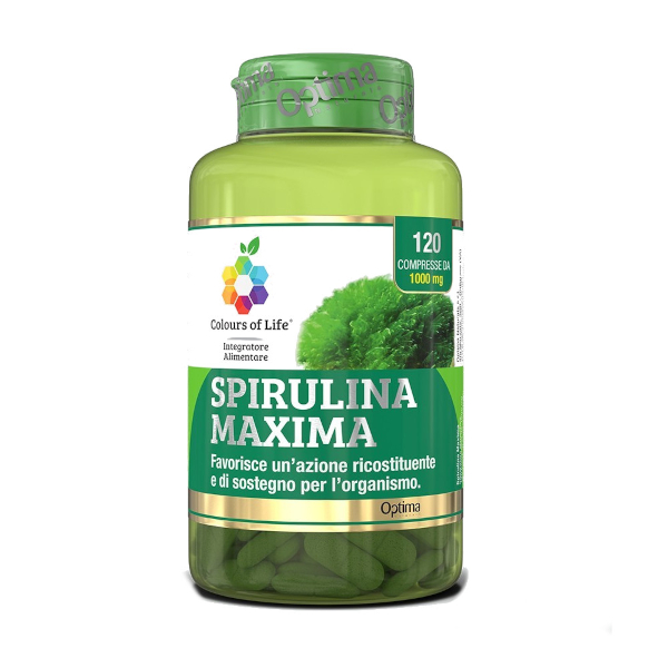 Optima Spirulina Maxima 120 Compresse