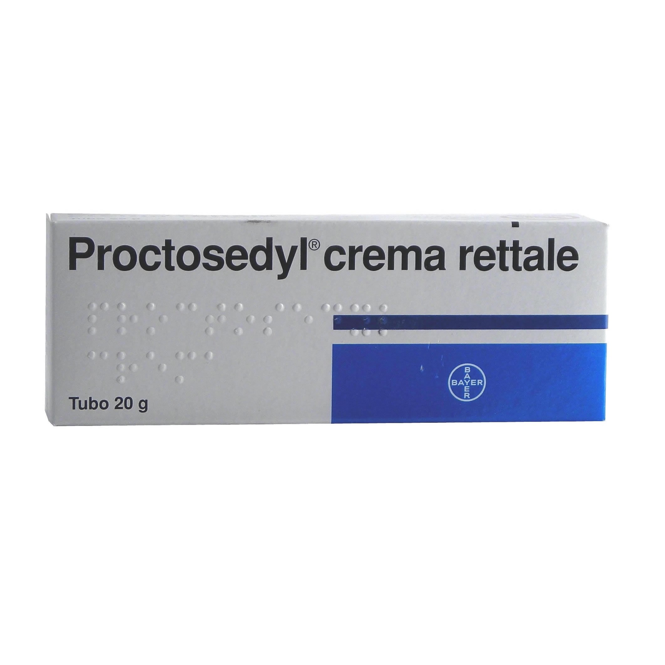 Proctosedyl Crema Rettale Trattamento Sintomatico Emorroidi Prurito Anale Con Idrocortisone Tubo 20g