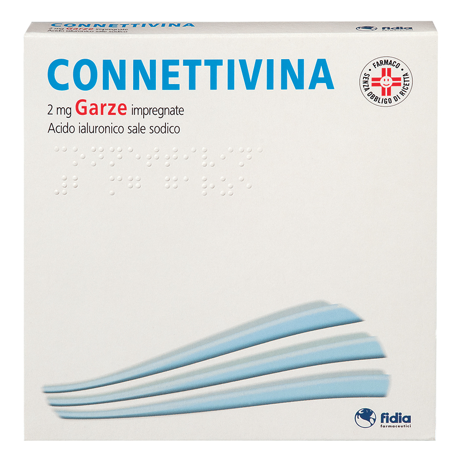 Connettivina 10 Garze 2mg 10 X 10