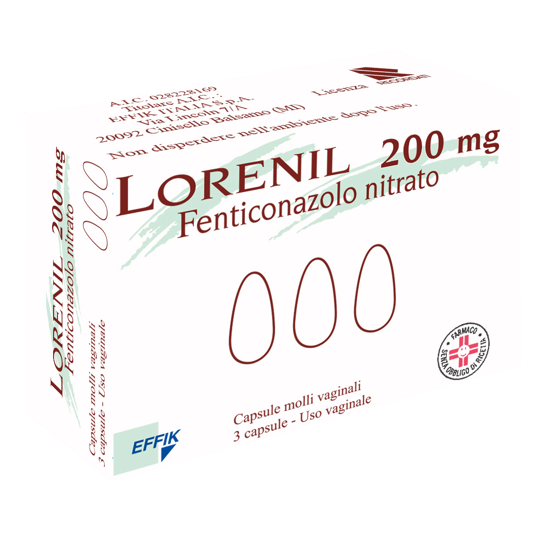 Lorenil*3cps Molli Vag 200mg