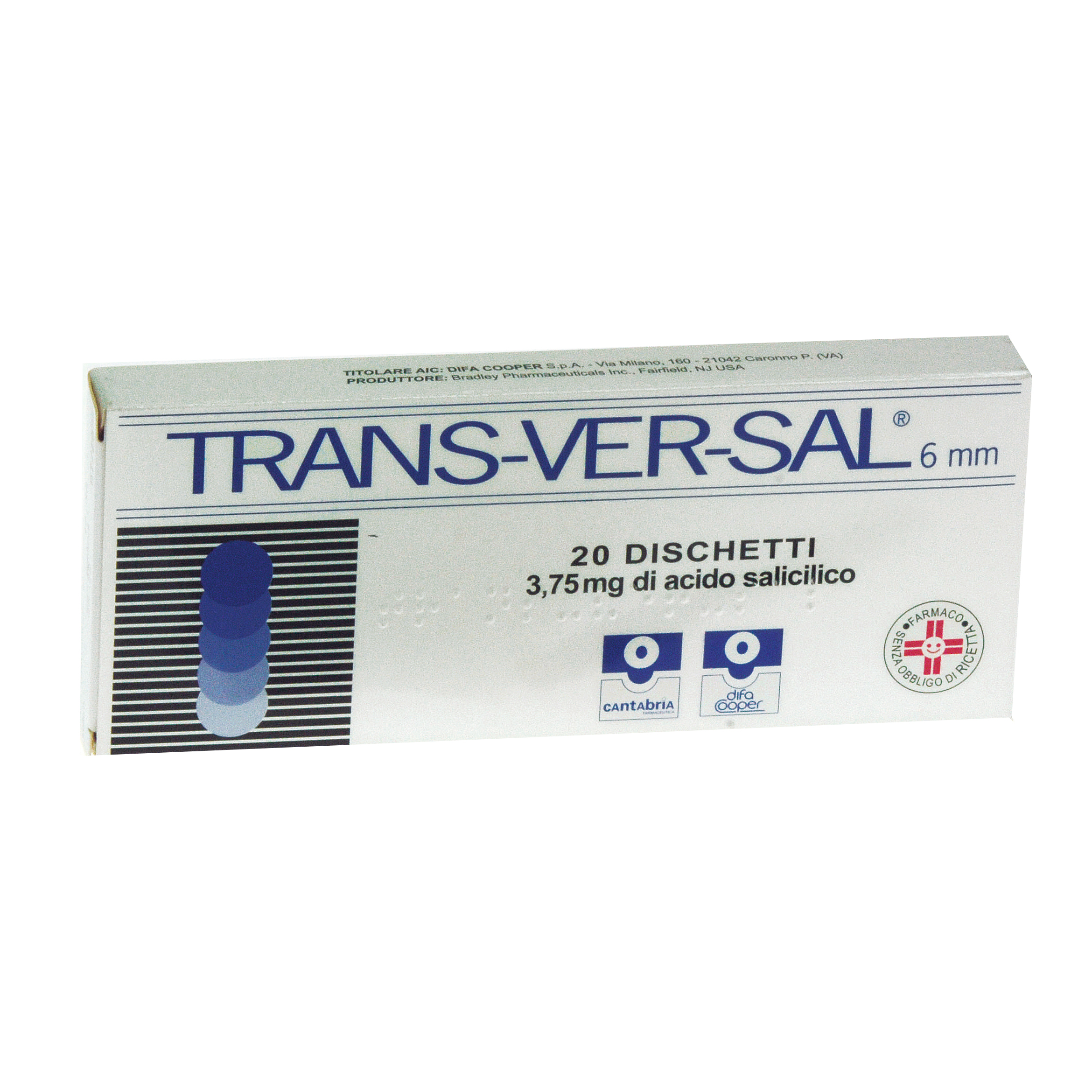 TransVerSal 20 Cerotti 3,75mg - 6mm