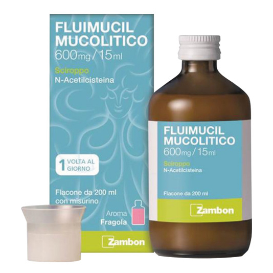 Fluimucil Mucolitico Sciroppo 600mg / 15ml