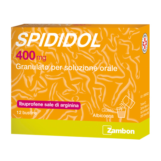 Spididol 400mg 12 Bustine Gusto Albicocca