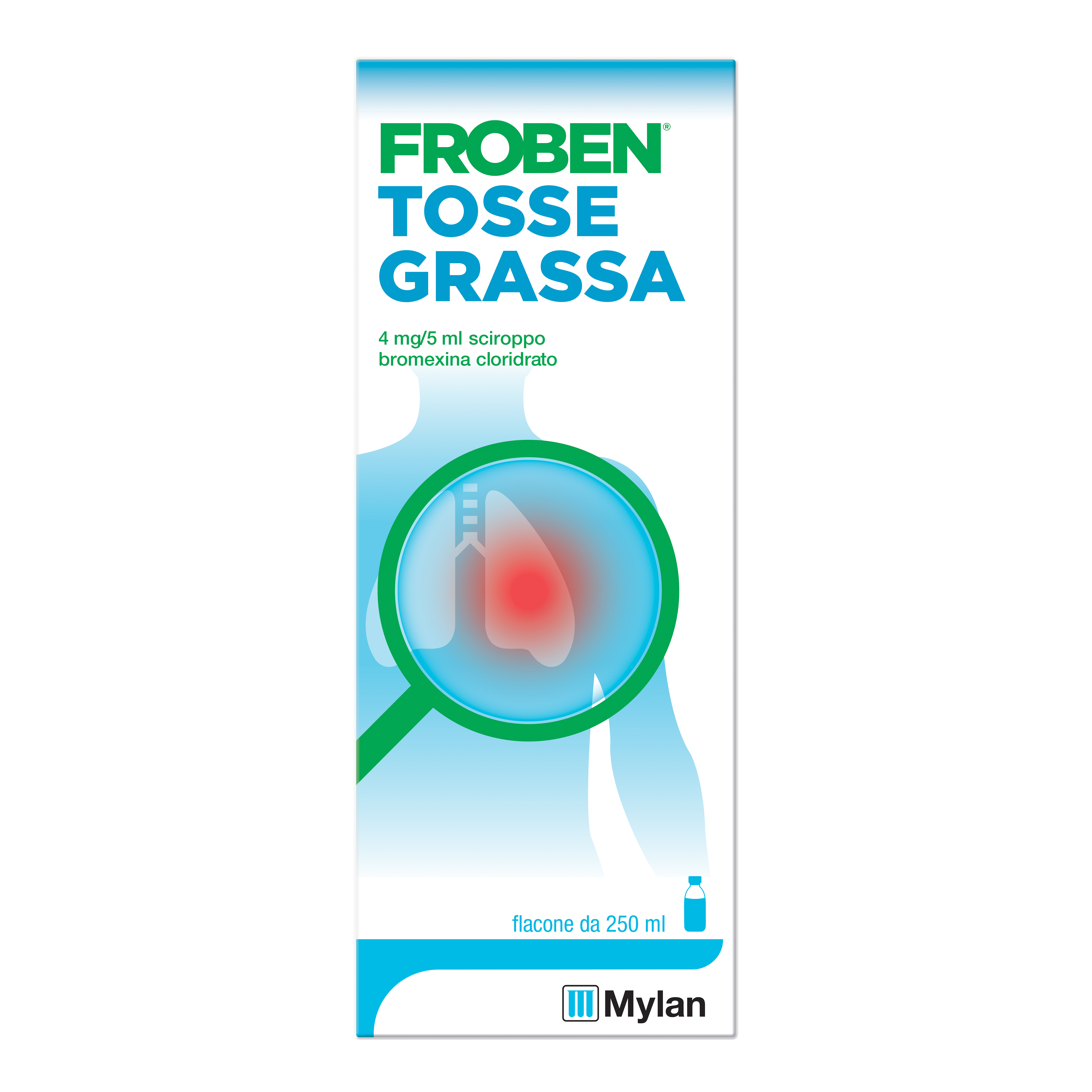 Froben Tosse Grassa 4mg/5ml Sciroppo Affezioni Respiratorie 250ml