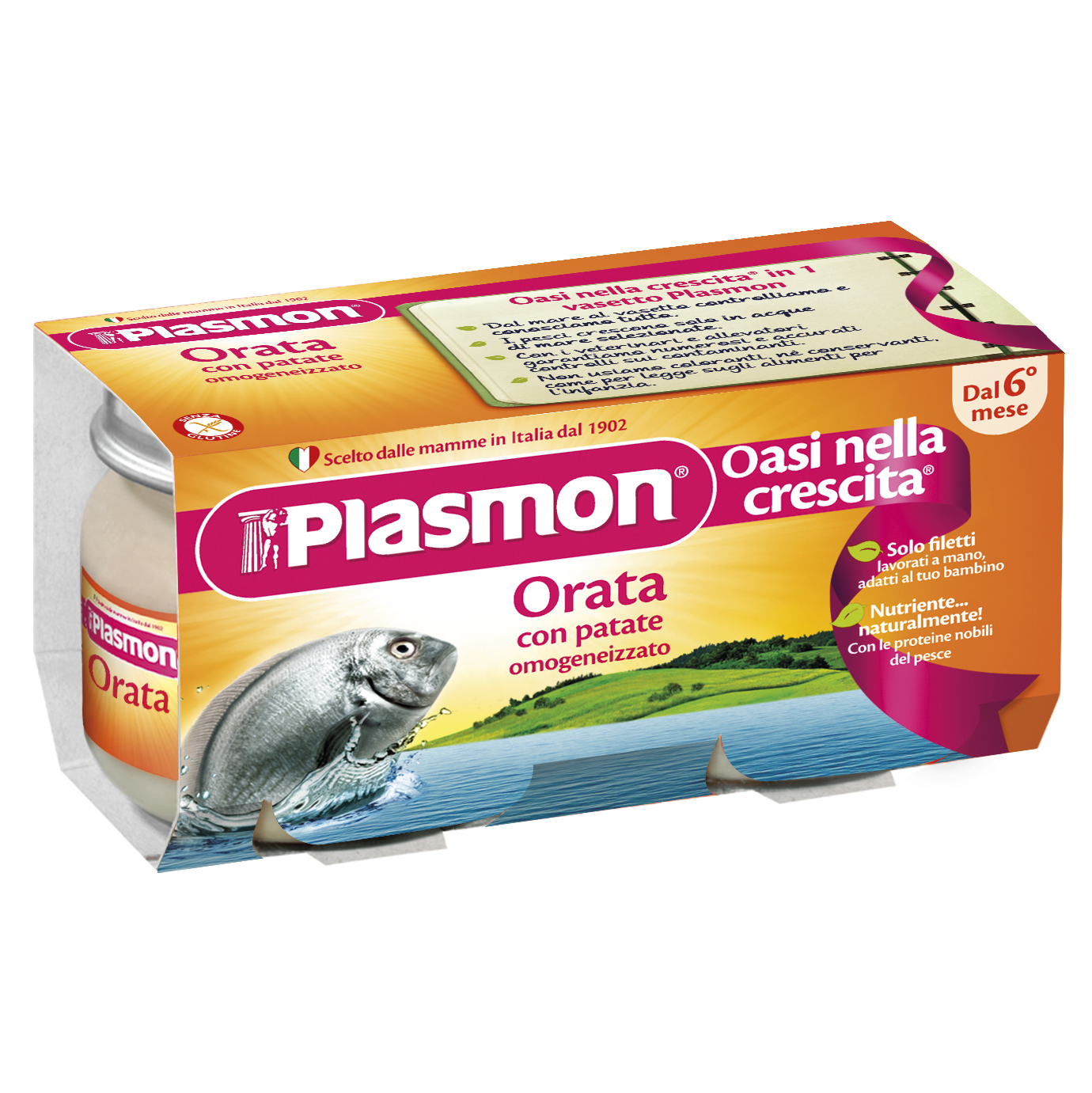 Plasmon Omog Orata 80gx2pz