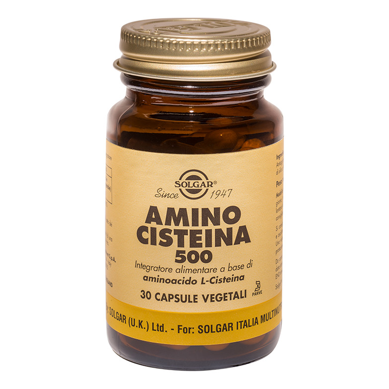 Solgar Amino Cisteina 500 30 Capsule Vegetali