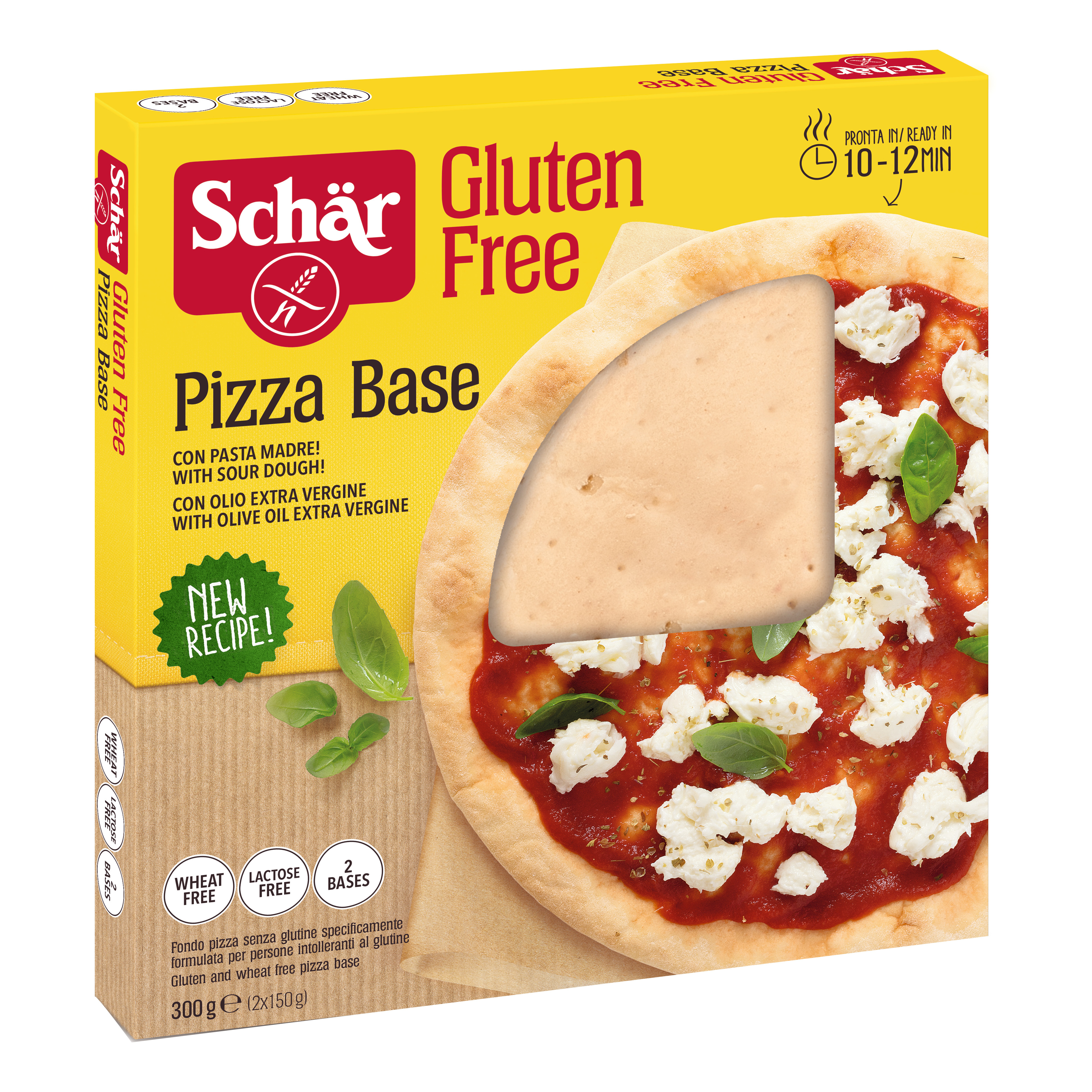 Schar Pizza Base Senza Lattosio 2 Pezzi Da 150 G
